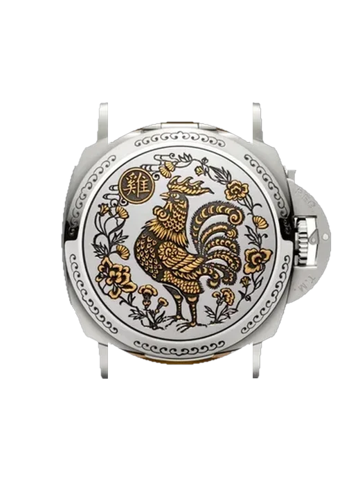 Luminor 1950 PAM00852 avec Bracelet de montre en cuir de veau vintage marron — Patine naturelle