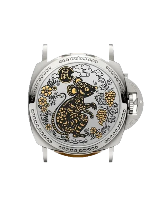 Luminor 1950 PAM00863 avec Bracelet de montre en cuir de veau vintage marron — Patine naturelle