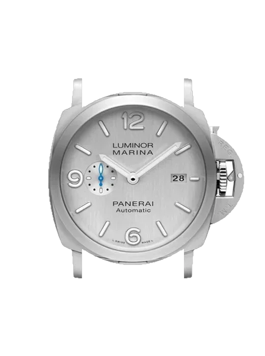 Luminor 1950 PAM00978 avec Bracelet de montre en cuir de veau vintage marron — Patine naturelle