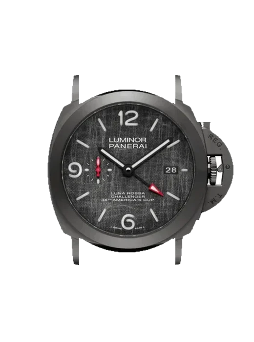 Luminor 1950 PAM01036 avec Bracelet de montre en cuir de veau vintage marron — Patine naturelle