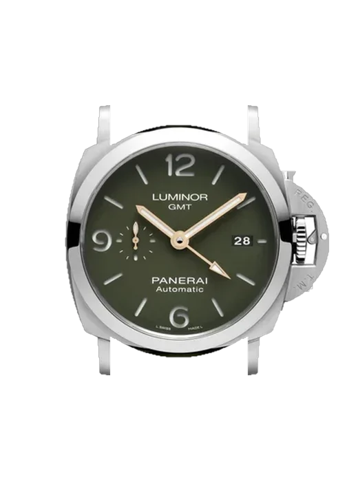 Luminor 1950 PAM01056 avec Bracelet de montre en cuir de veau vintage marron — Patine naturelle