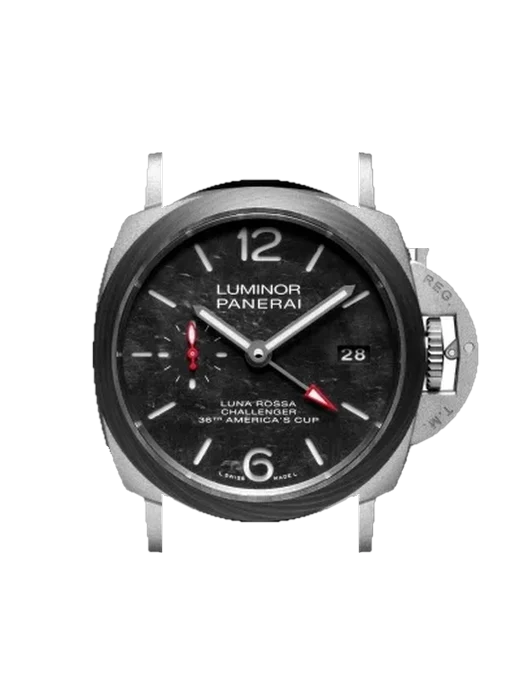 Luminor 1950 PAM01096 avec Bracelet de montre en cuir de veau vintage marron — Patine naturelle