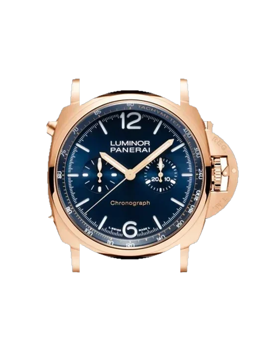 Luminor 1950 PAM01111 avec Bracelet de montre en cuir de veau vintage marron — Patine naturelle
