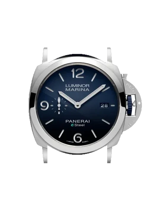 Luminor 1950 PAM01157 avec Bracelet de montre en cuir de veau vintage marron — Patine naturelle