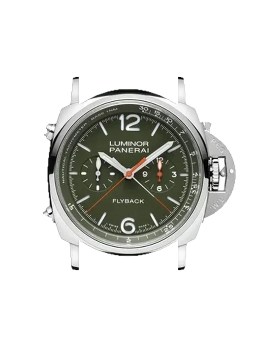 Luminor 1950 PAM01296 avec Bracelet de montre en cuir de veau vintage marron — Patine naturelle