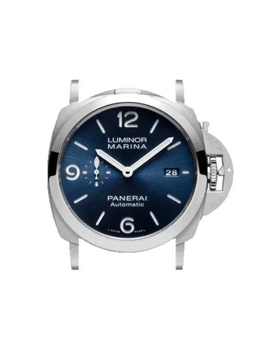 Luminor 1950 PAM01316 mit Vintage Kalbslederarmband Braun — Natürliche Patina