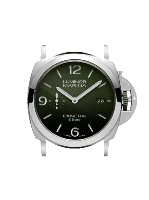 Luminor 1950 PAM01356 mit Vintage Kalbslederarmband Braun — Natürliche Patina