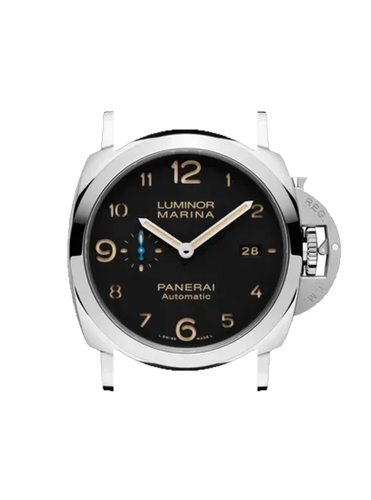 Luminor 1950 PAM01359 mit Vintage Kalbslederarmband Braun — Natürliche Patina