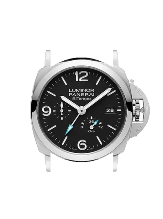 Luminor 1950 PAM01360 with Vintage Brown Calfskin Strap — Natural Patina