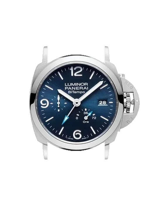 Luminor 1950 PAM01361 avec Bracelet de montre en cuir de veau vintage marron — Patine naturelle