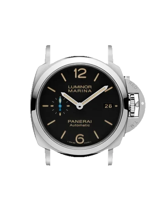 Luminor 1950 PAM01392 mit Vintage Kalbslederarmband Braun — Natürliche Patina