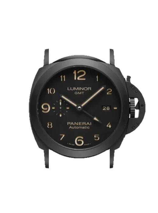 Luminor 1950 PAM01438 mit Vintage Kalbslederarmband Braun — Natürliche Patina
