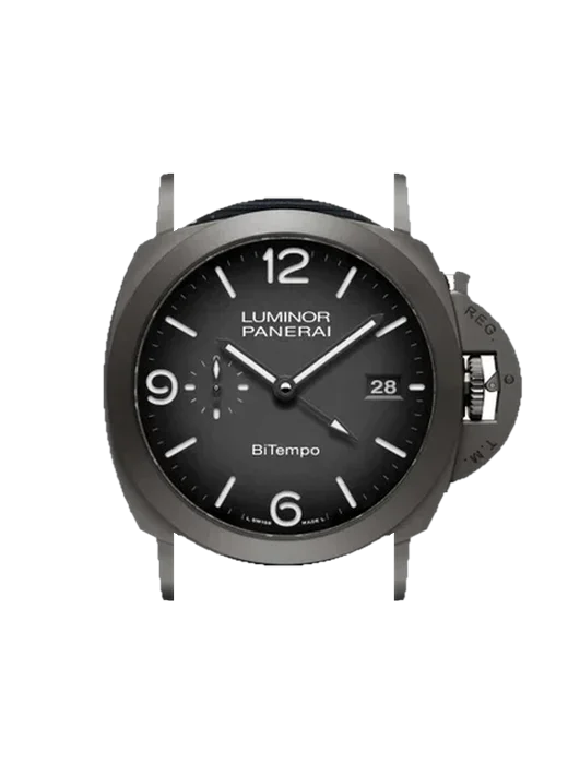 Luminor 1950 PAM01467 avec Bracelet de montre en cuir de veau vintage marron — Patine naturelle