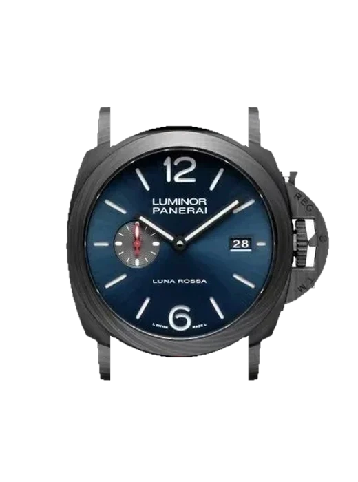 Luminor 1950 PAM01529 mit Vintage Kalbslederarmband Braun — Natürliche Patina