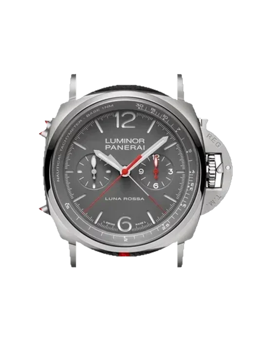 Luminor 1950 PAM01654 avec Bracelet de montre en cuir de veau vintage marron — Patine naturelle