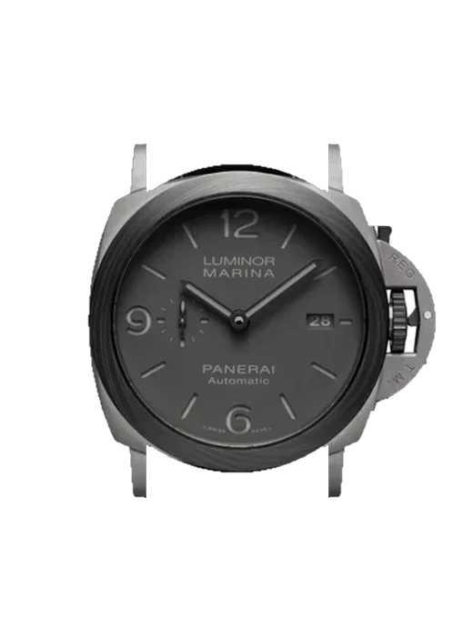 Luminor 1950 PAM01662 mit Vintage Kalbslederarmband Braun — Natürliche Patina