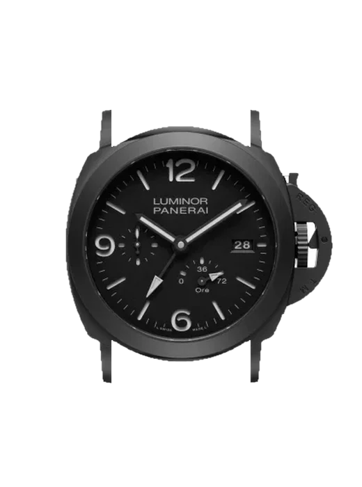 Luminor 1950 PAM01674 avec Bracelet de montre en cuir de veau vintage marron — Patine naturelle