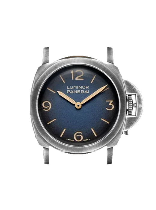 Luminor 1950 PAM02025 avec Bracelet de montre en cuir de veau vintage marron — Patine naturelle