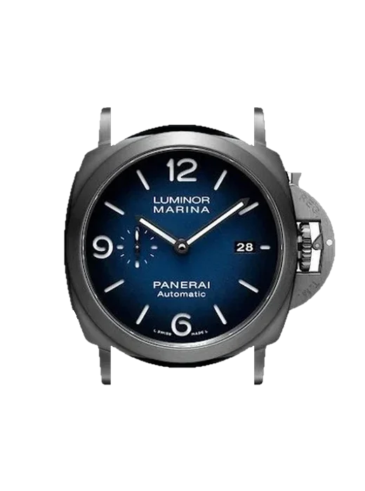 Luminor 1950 PAM02319 mit Vintage Kalbslederarmband Braun — Natürliche Patina