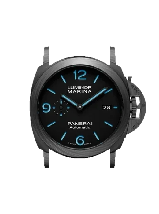 Luminor 1950 PAM02661 mit Vintage Kalbslederarmband Braun — Natürliche Patina
