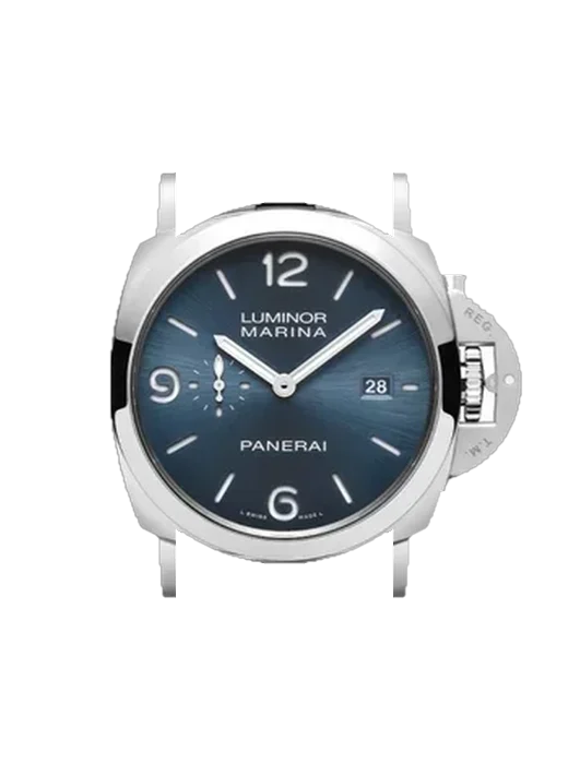 Luminor 1950 PAM03323 avec Bracelet de montre en cuir de veau vintage marron — Patine naturelle