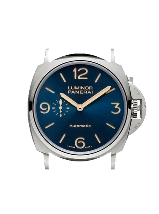Luminor Due PAM00729 with Vintage Brown Calfskin Strap — Natural Patina