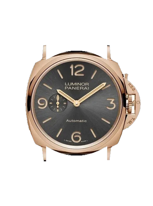 Luminor Due PAM00752 with Vintage Brown Calfskin Strap — Natural Patina