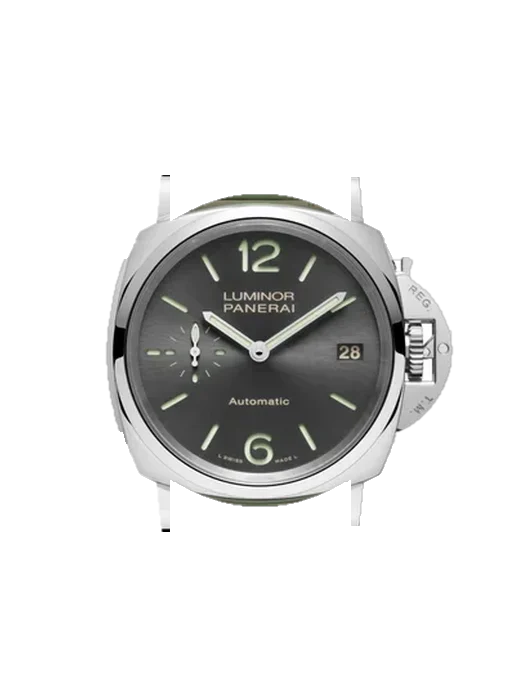 Luminor Due PAM00755 avec Bracelet Hybride Alligator et Caoutchouc Bleu