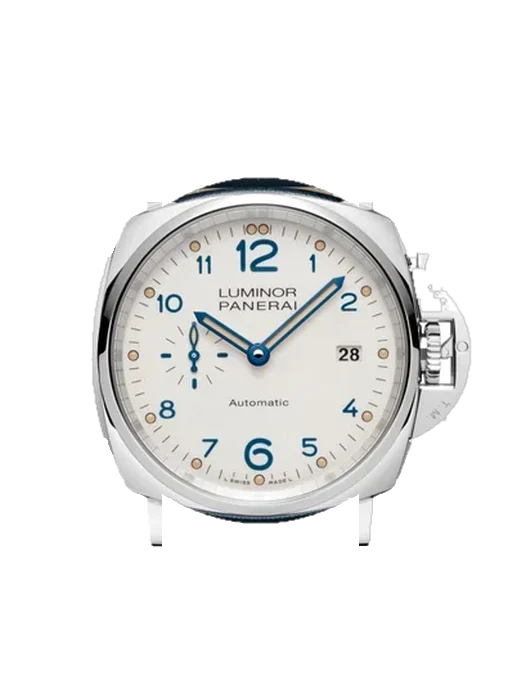 Luminor Due PAM00906 con Cinturino Vitello Vintage Marrone — Patina Naturale