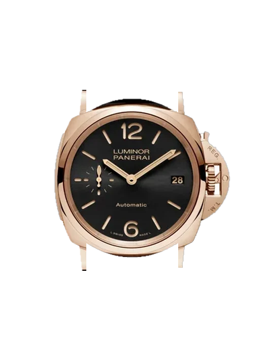Luminor Due PAM00908 with Grand Cavalier Leather Strap Orange