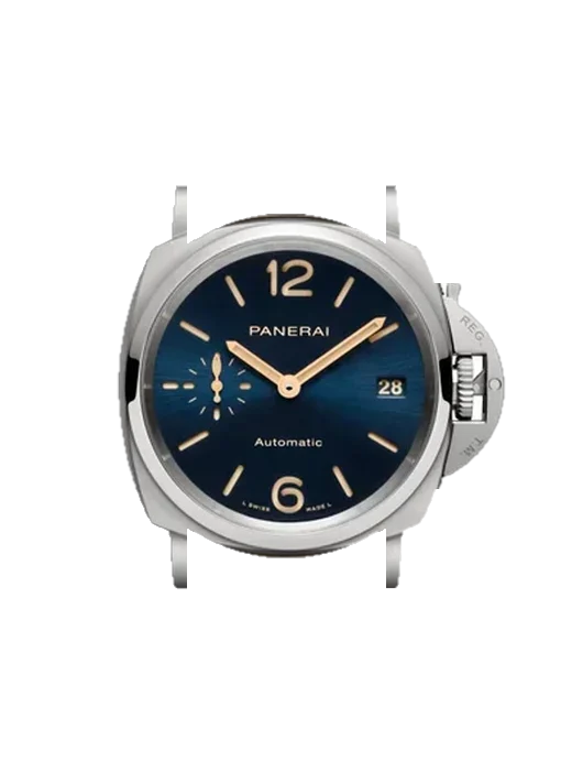 Luminor Due PAM00926 with Blue Alligator and Rubber Hybrid Strap