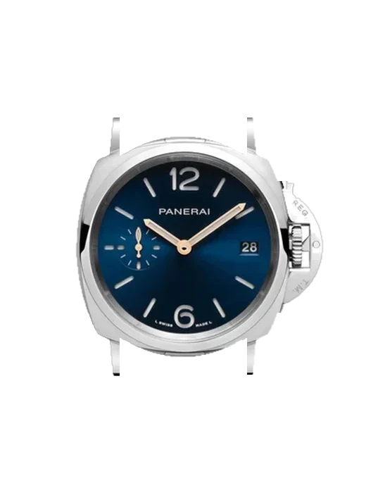 Luminor Due PAM01123 mit Grand Cavalier Cuir Armband Orange