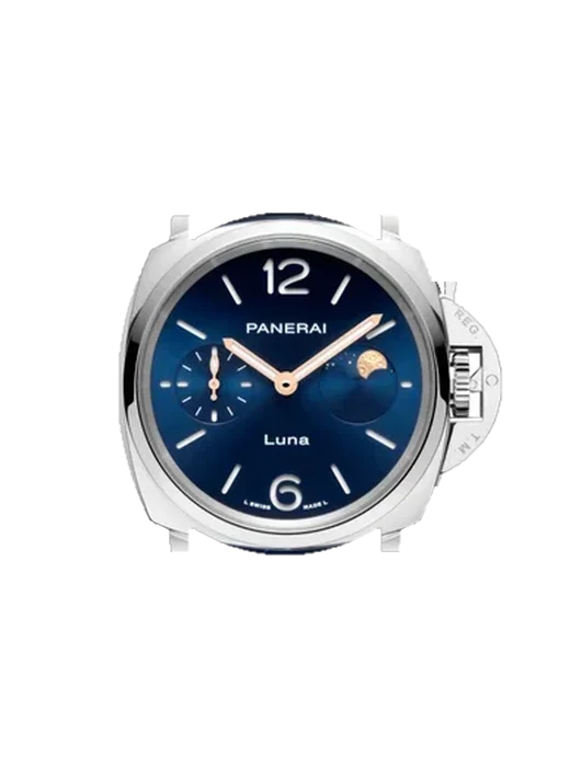 Luminor Due PAM01179 with Blue Alligator and Rubber Hybrid Strap