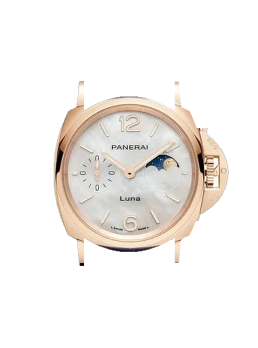 Luminor Due PAM01181 mit Grand Cavalier Cuir Armband Orange