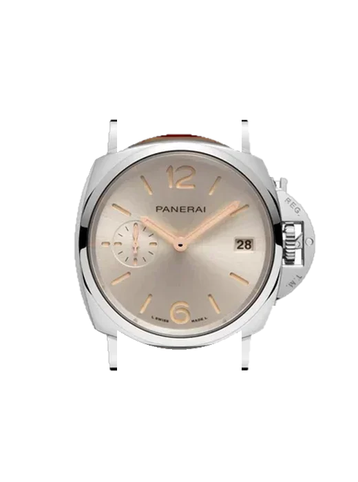 Luminor Due PAM01248 mit Hybrid Armband aus Alligator und Kautschuk Blau