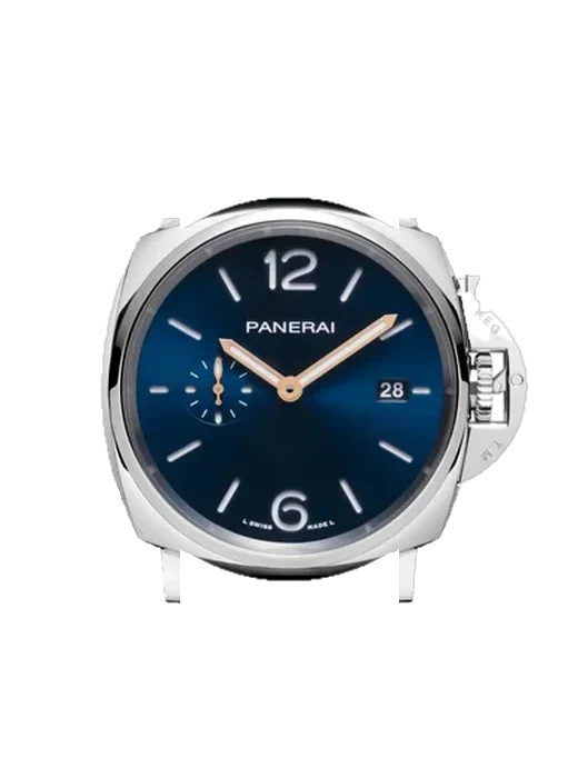 Luminor Due PAM01274 with Blue Alligator and Rubber Hybrid Strap