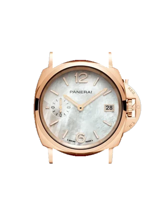 Luminor Due PAM01280 mit Grand Cavalier Cuir Armband Orange