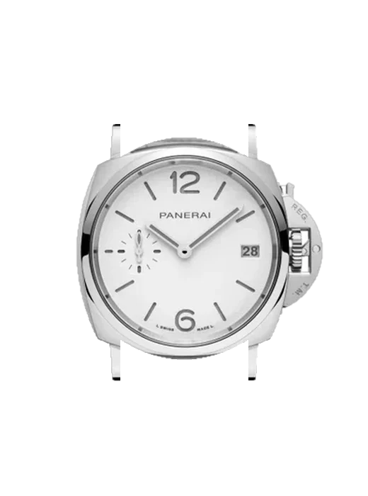 Luminor Due PAM01306 mit Grand Cavalier Cuir Armband Orange