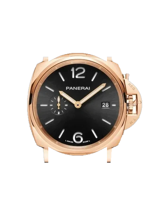 Luminor Due PAM01442 with Blue Alligator and Rubber Hybrid Strap