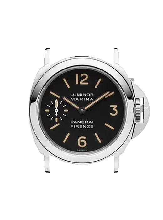 Luminor PAM00001 Firenze mit Vintage Kalbslederarmband Braun — Natürliche Patina