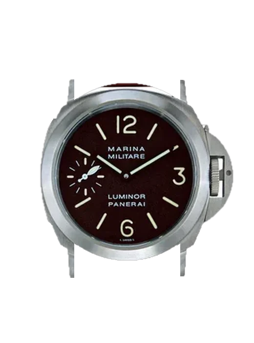 Luminor PAM00036 con Cinturino Vitello Vintage Marrone — Patina Naturale