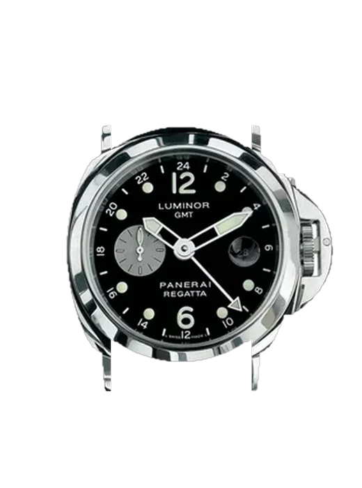Luminor PAM00156 mit Vintage Kalbslederarmband Braun — Natürliche Patina