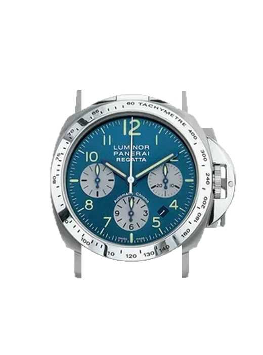 Luminor PAM00168 mit Vintage Kalbslederarmband Braun — Natürliche Patina