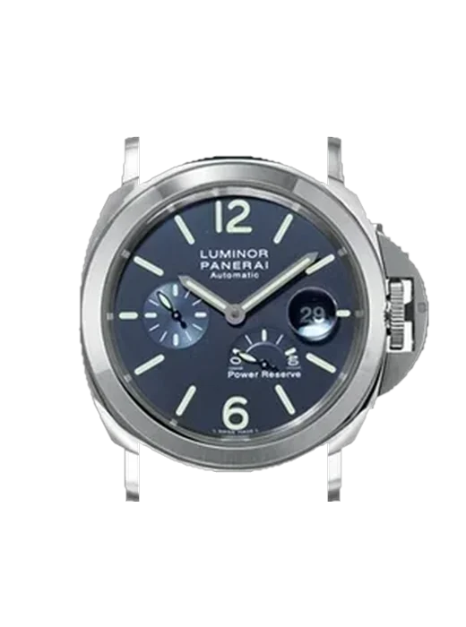 Luminor PAM00207 mit Vintage Kalbslederarmband Braun — Natürliche Patina