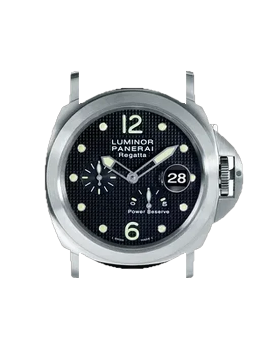 Luminor PAM00222 mit Vintage Kalbslederarmband Braun — Natürliche Patina