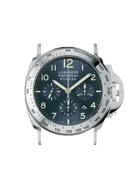 Luminor PAM00224 mit Vintage Kalbslederarmband Braun — Natürliche Patina
