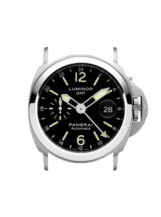 Luminor PAM00297 mit Vintage Kalbslederarmband Braun — Natürliche Patina