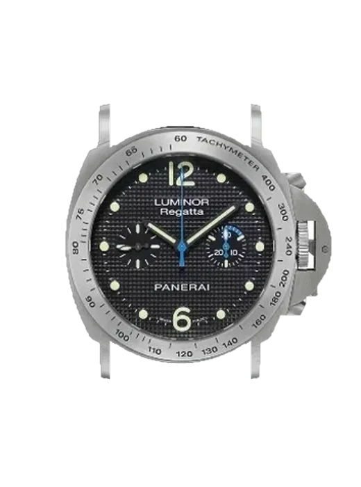 Luminor PAM00308 mit Vintage Kalbslederarmband Braun — Natürliche Patina