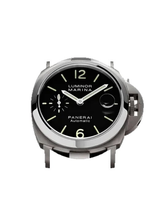 Luminor PAM00333 mit Vintage Kalbslederarmband Braun — Natürliche Patina
