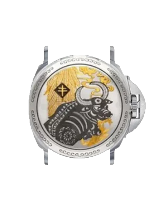 Luminor PAM00837 avec Bracelet de montre en cuir de veau vintage marron — Patine naturelle